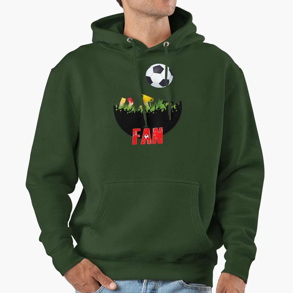 Football Fan Power Sporty Stadium Hoodie - Casual Everyday Wear Men Women - T-Shirt, Sweatshirt, Hoodie