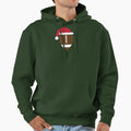 Football Santa Hoodie - Unique Graphic for Adults - T-Shirt, Sweatshirt, Hoodie