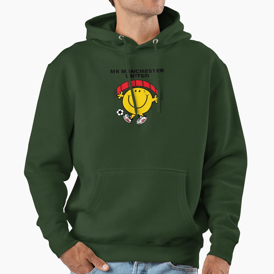 Mr Manchester Utd Football Hoodie - Aesthetic Graphic Unisex - T-Shirt, Sweatshirt, Hoodie