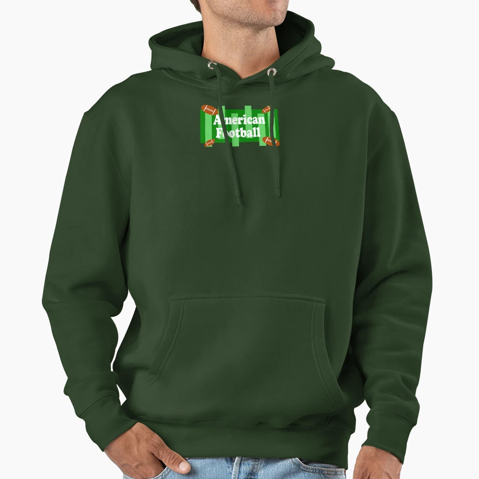 American Football Hoodie - Trendy Graphic Unisex - T-Shirt, Sweatshirt, Hoodie