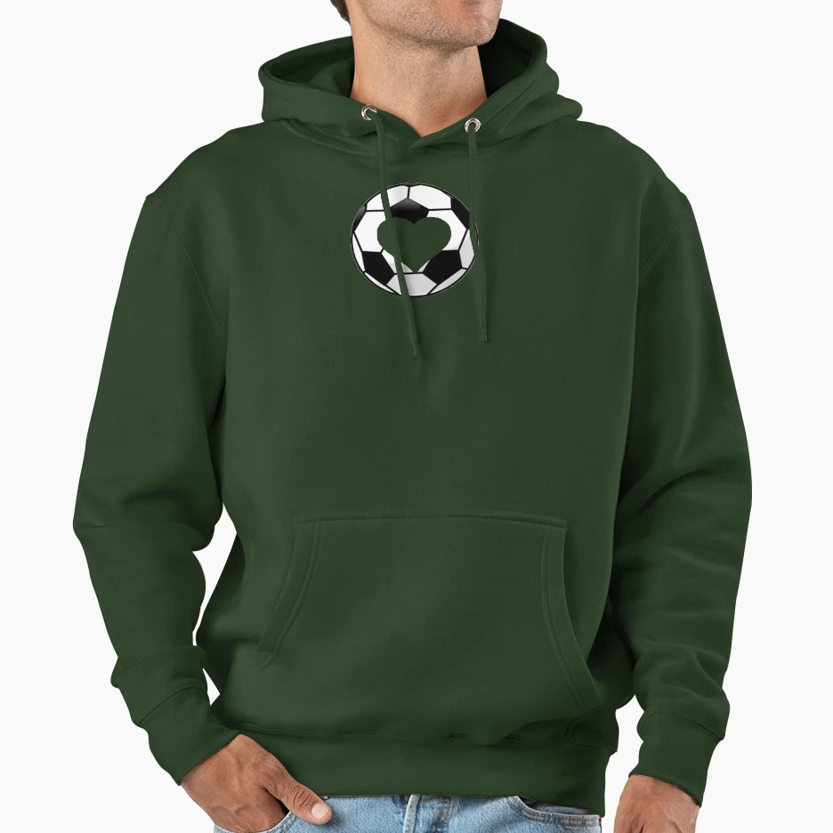 Soccer Is Love Hoodie - Trendy Graphic Unisex - T-Shirt, Sweatshirt, Hoodie