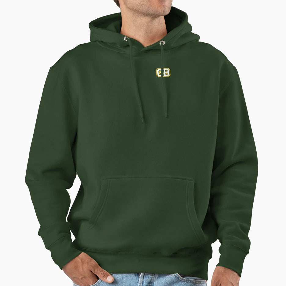 Gb Green Background Hoodie - Graphic Print Men Women - T-Shirt, Sweatshirt, Hoodie