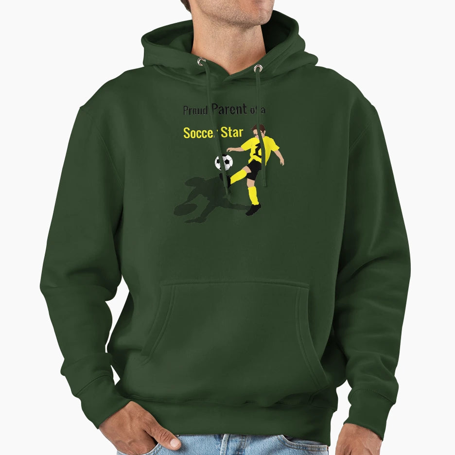 Soccer Parent Hoodie - Aesthetic Graphic Men Women - T-Shirt, Sweatshirt, Hoodie