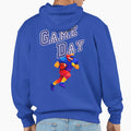 Game Day American Football Player Hoodie - Minimalist Print for Adults - T-Shirt, Sweatshirt, Hoodie