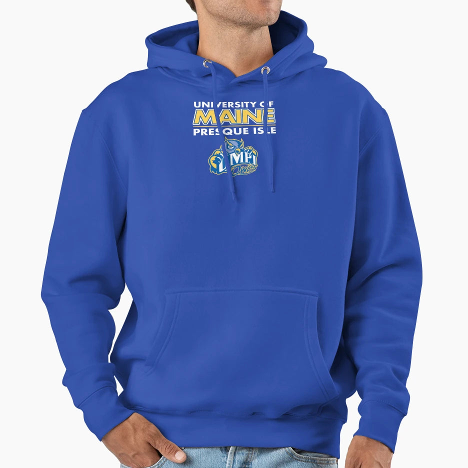 University Maine Presque Isle Umpi Owls Hoodie - Fun Novelty Design Unisex - T-Shirt, Sweatshirt, Hoodie