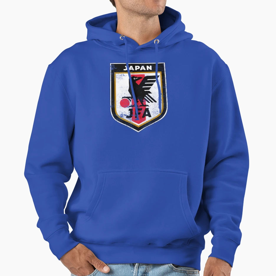 Japan Soccer Flag Team Support Gift Hoodie - Trendy Graphic Unisex - T-Shirt, Sweatshirt, Hoodie