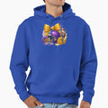 Football Helmet Cheerleader Bow Hoodie - Custom Art Print Men Women - T-Shirt, Sweatshirt, Hoodie