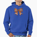 Football Bow Illustration Stitch Hoodie - Casual Everyday Wear for Adults - T-Shirt, Sweatshirt, Hoodie