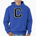 Big Varsity Letter C Hoodie - Unique Graphic for Adults - T-Shirt, Sweatshirt, Hoodie