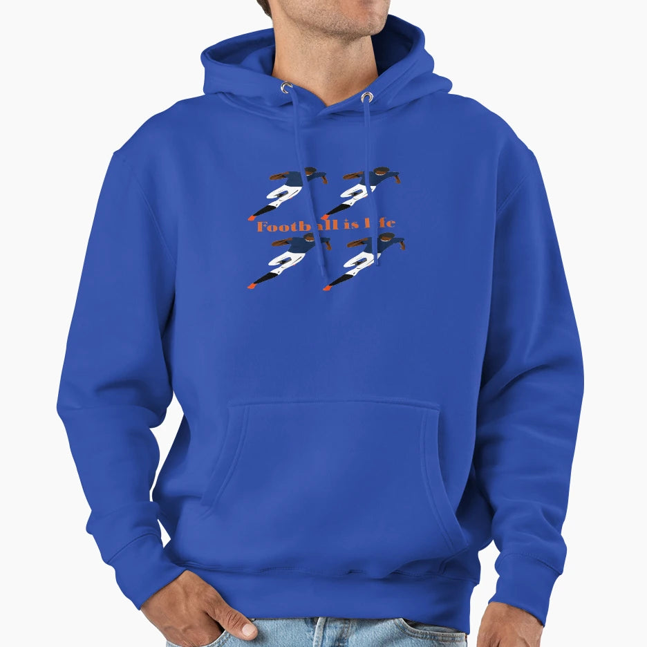 Profession Football Players Hoodie - Minimalist Print Men Women - T-Shirt, Sweatshirt, Hoodie