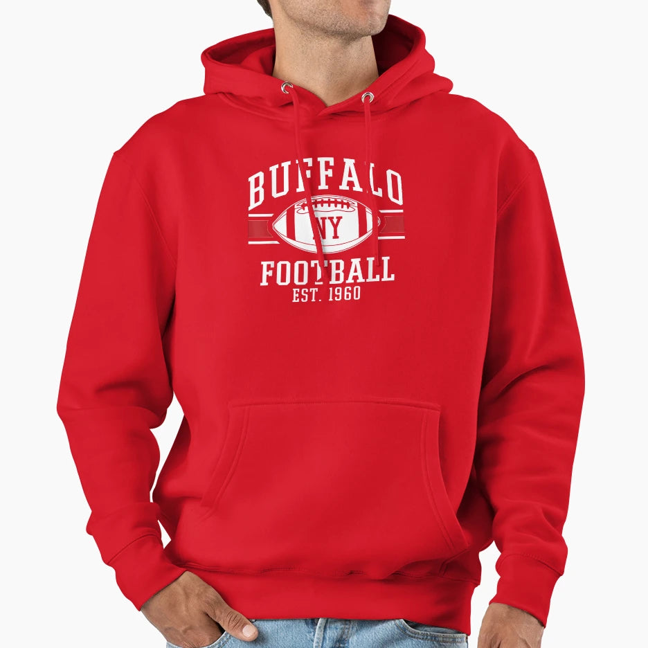 Buffalo New York Ny Football Mafia Hoodie - Casual Everyday Wear Unisex - T-Shirt, Sweatshirt, Hoodie