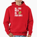 Football Lover Hoodie - Graphic Print Unisex - T-Shirt, Sweatshirt, Hoodie