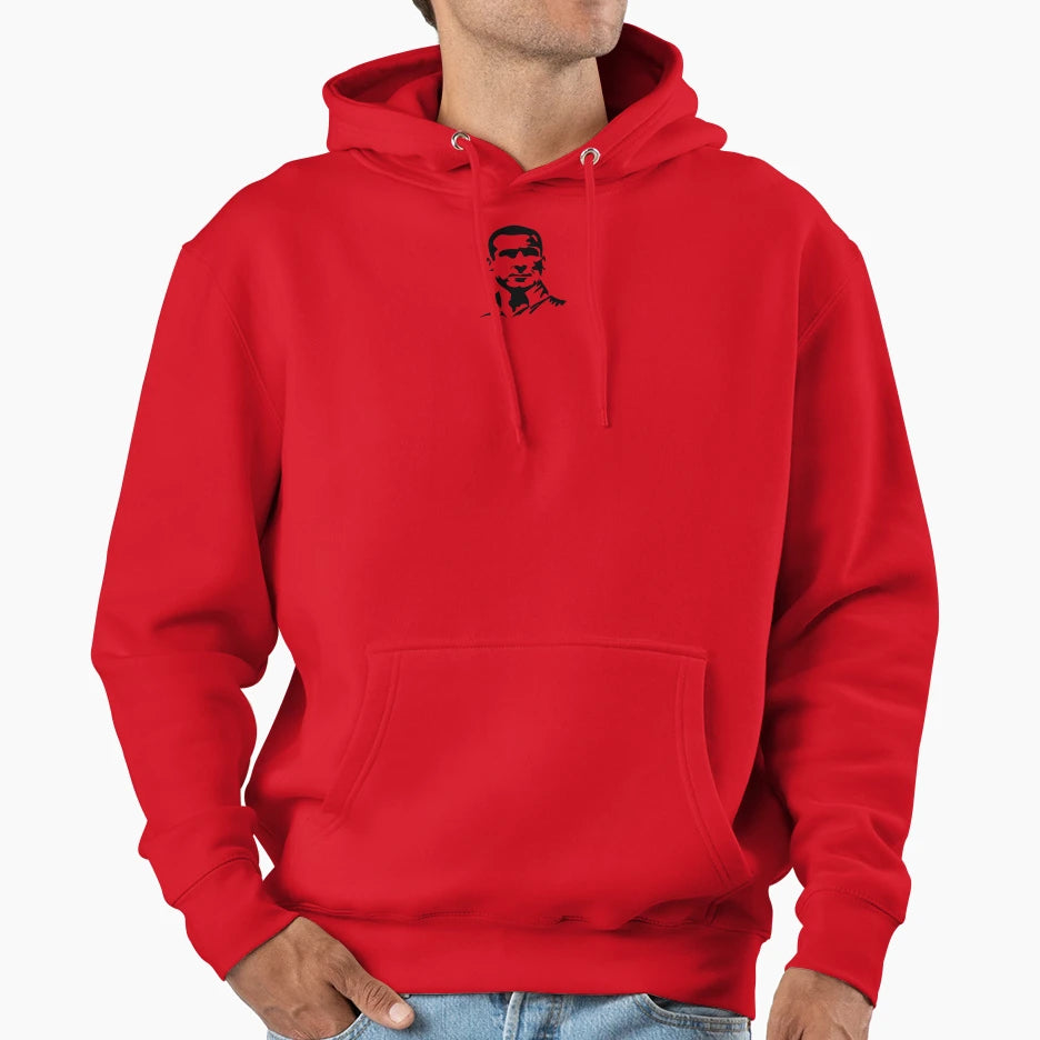 Cantona Hoodie - Minimalist Print for Adults - T-Shirt, Sweatshirt, Hoodie
