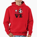 Love Polish Soccer Hoodie - Aesthetic Graphic Men Women - T-Shirt, Sweatshirt, Hoodie