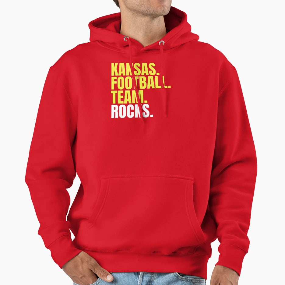 Copy Kansas City Football Kansas Football Hoodie - Unique Graphic Unisex - T-Shirt, Sweatshirt, Hoodie