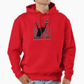 Game Time Football Red Hoodie - Aesthetic Graphic Unisex - T-Shirt, Sweatshirt, Hoodie