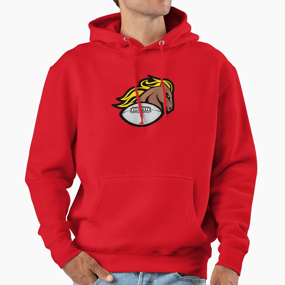 Bronco Football Team Hoodie - Unique Graphic Men Women - T-Shirt, Sweatshirt, Hoodie