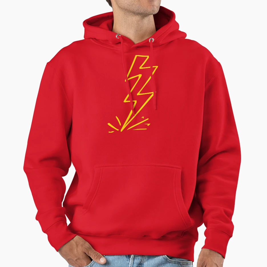 Flash Lightning Bolt Hoodie - Custom Art Print Men Women - T-Shirt, Sweatshirt, Hoodie