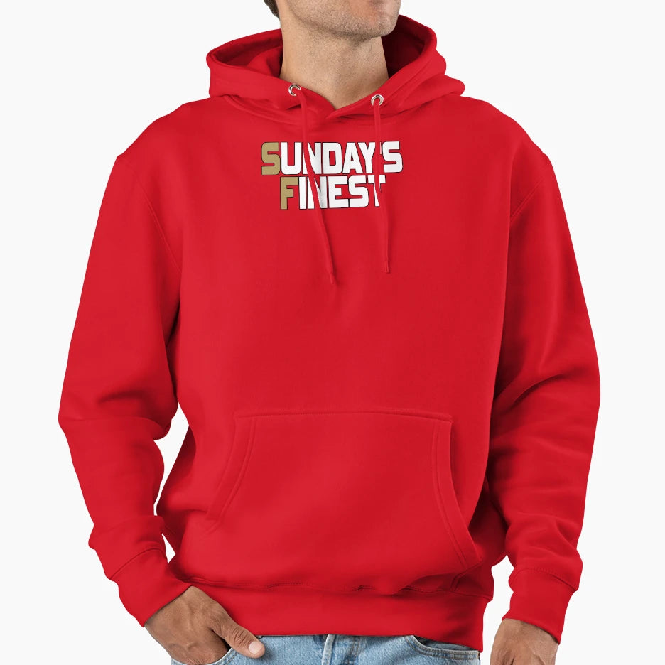 San Francisco Pro Football Sf Sunday Hoodie - Custom Art Print Men Women - T-Shirt, Sweatshirt, Hoodie