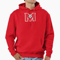 Midfielder Maestro Football Monogram M Hoodie - Minimalist Print Men Women - T-Shirt, Sweatshirt, Hoodie