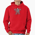 M Ornate Skull Halloween Letters Gothic Hoodie - Unique Graphic for Adults - T-Shirt, Sweatshirt, Hoodie