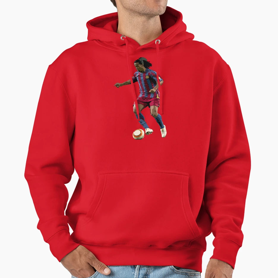 Ronaldinho Hoodie - Aesthetic Graphic for Adults - T-Shirt, Sweatshirt, Hoodie