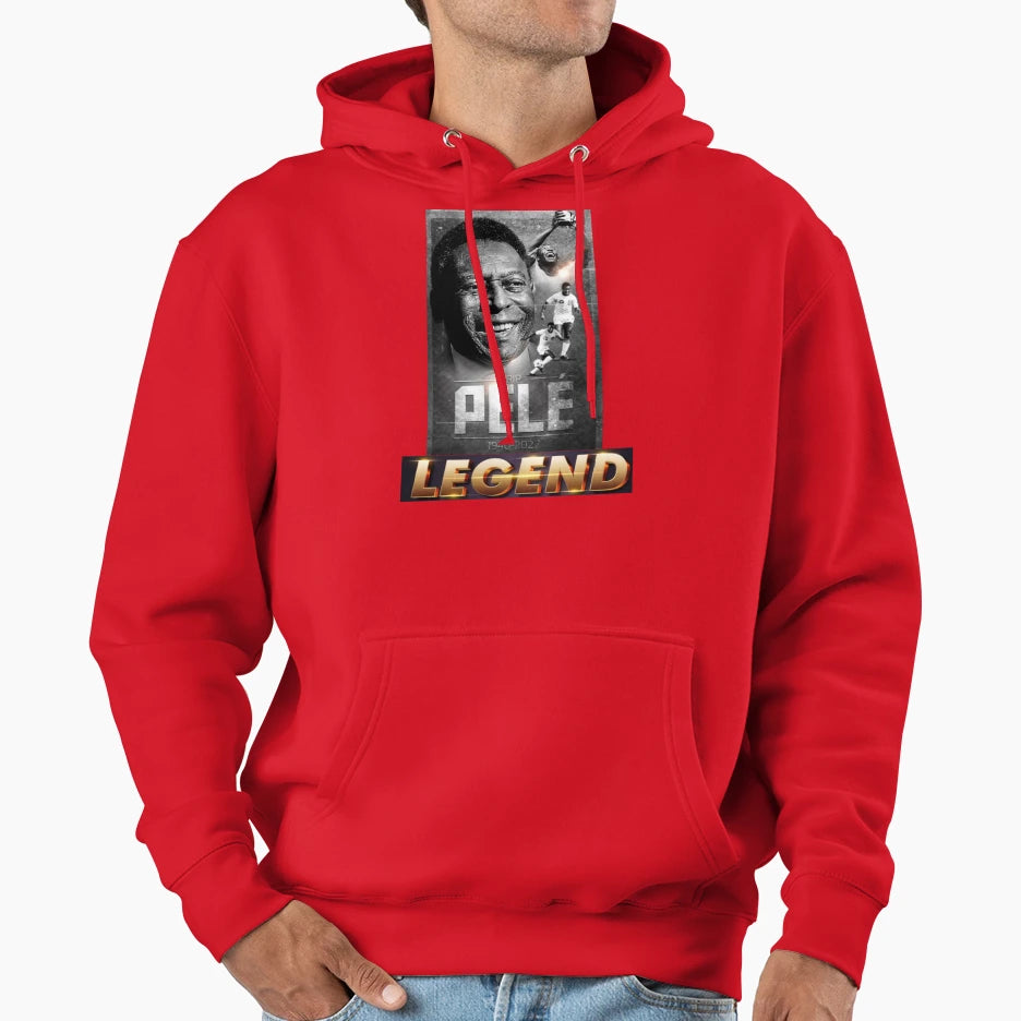 Hale Pele World Cup Football Legend Hoodie - Novelty Apparel for Adults - T-Shirt, Sweatshirt, Hoodie