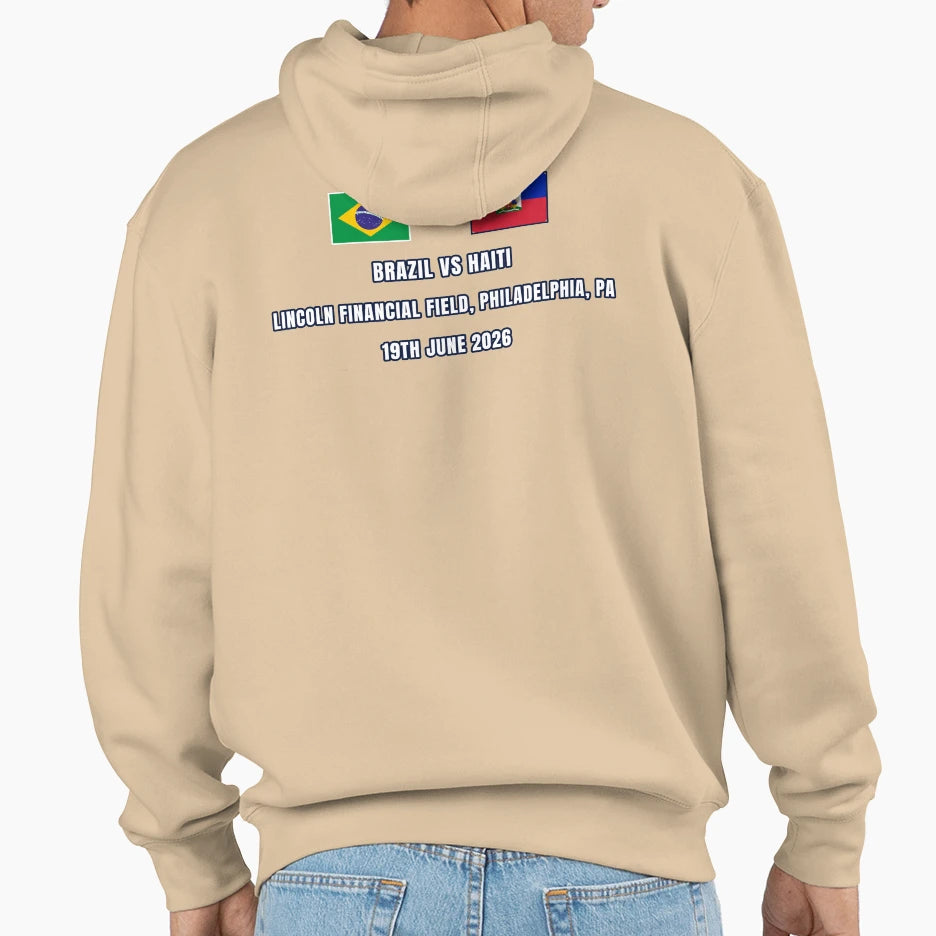 Brazil Vs Haiti 19 June 2026 Football Hoodie - Streetwear Style Men Women - T-Shirt, Sweatshirt, Hoodie