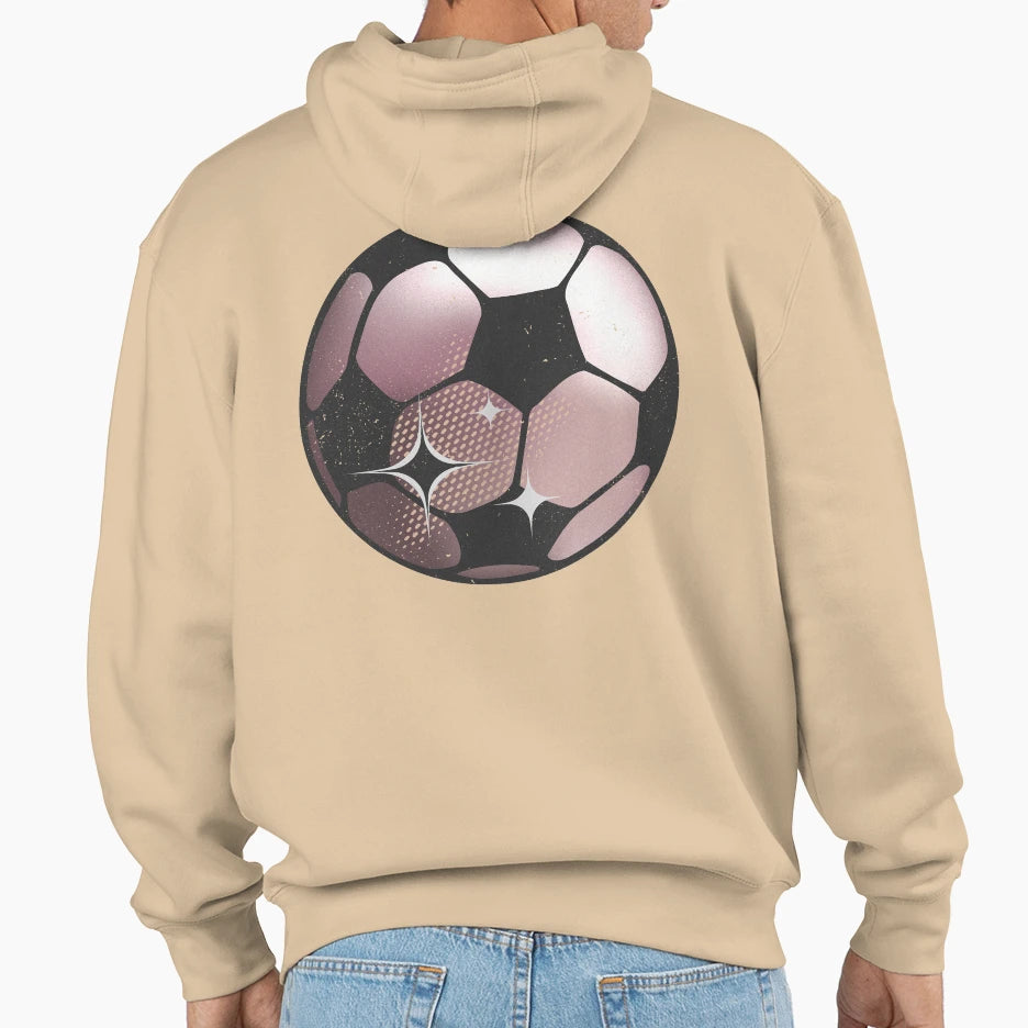 Futeball Soccer Ball Hoodie - Minimalist Print Men Women - T-Shirt, Sweatshirt, Hoodie