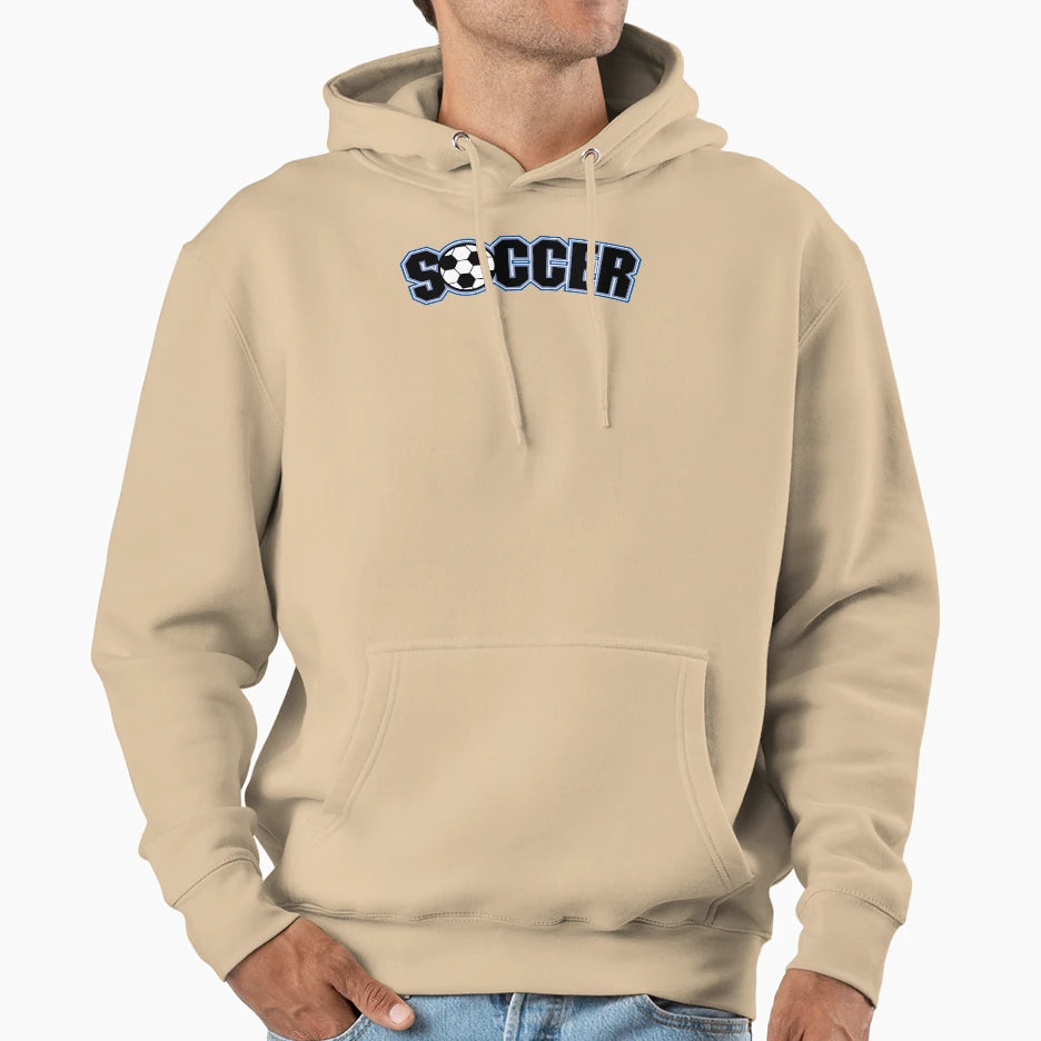 Soccer Hoodie - Minimalist Print Unisex - T-Shirt, Sweatshirt, Hoodie