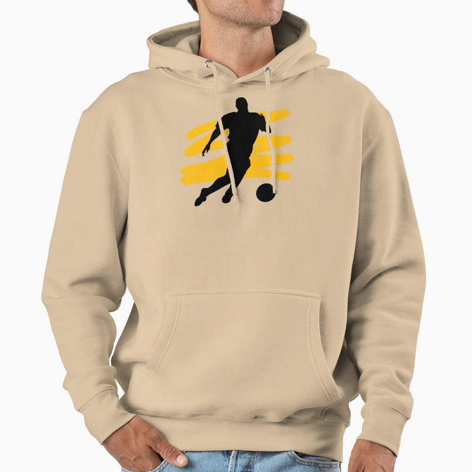 Soccer Player Hoodie - Graphic Print Men Women - T-Shirt, Sweatshirt, Hoodie