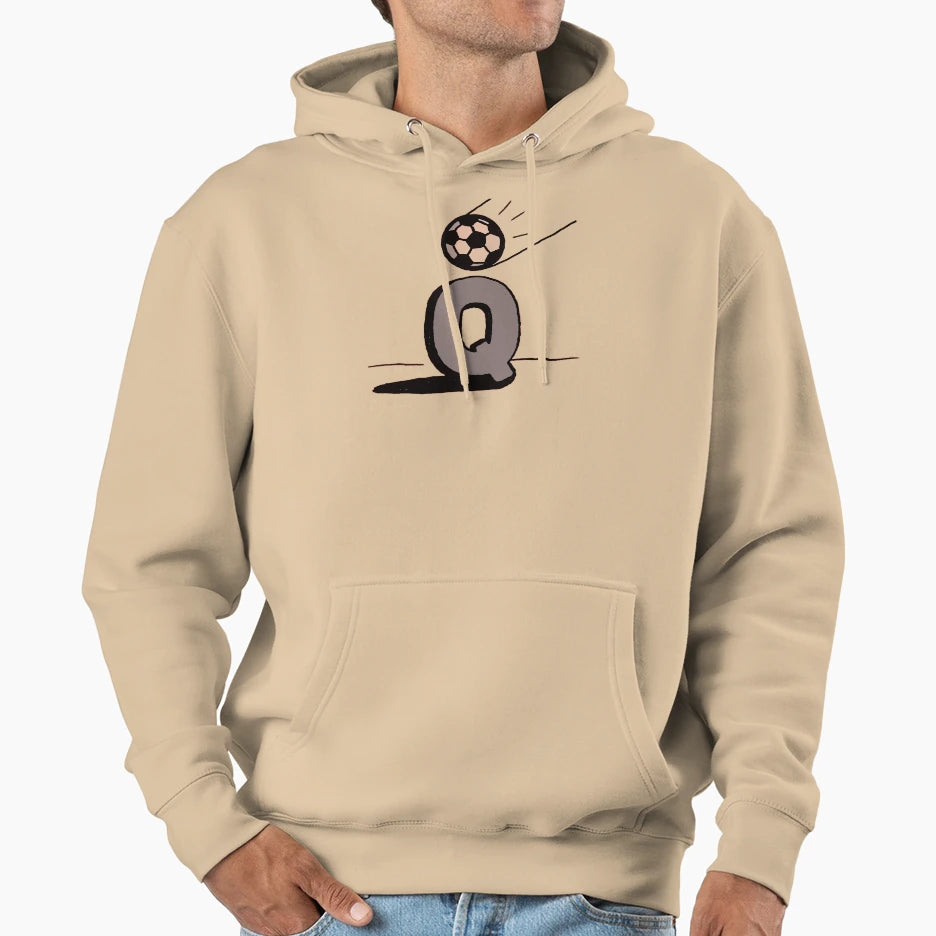 Quick Counter Football Monogram Q Qualifiers Hoodie - Trendy Graphic Unisex - T-Shirt, Sweatshirt, Hoodie