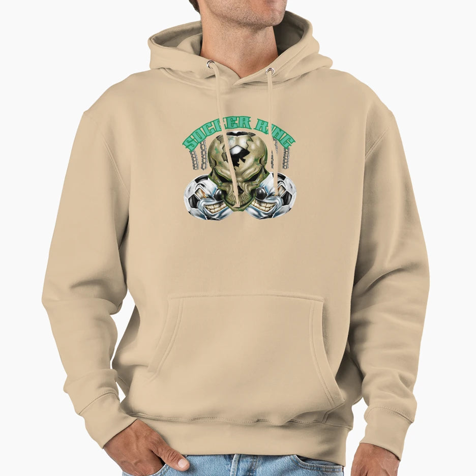 Soccer King Hoodie - Trendy Graphic for Adults - T-Shirt, Sweatshirt, Hoodie