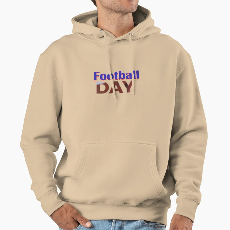 When Art Meets Football Gift Hoodie - Minimalist Print for Adults - T-Shirt, Sweatshirt, Hoodie