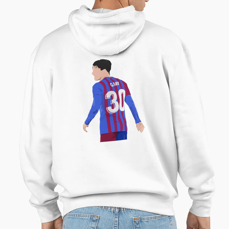 Gavi Fc Barcelona Hoodie - Casual Everyday Wear for Adults - T-Shirt, Sweatshirt, Hoodie