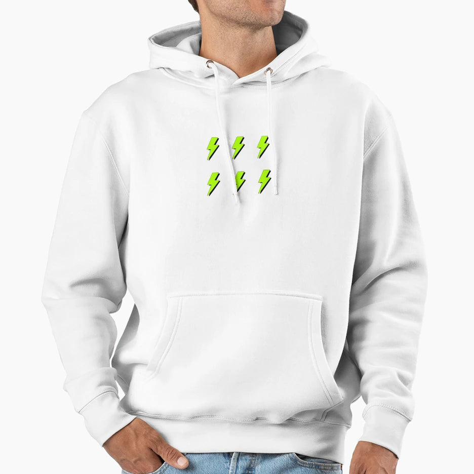 Lightning Bolts Hoodie - Minimalist Print Men Women - T-Shirt, Sweatshirt, Hoodie