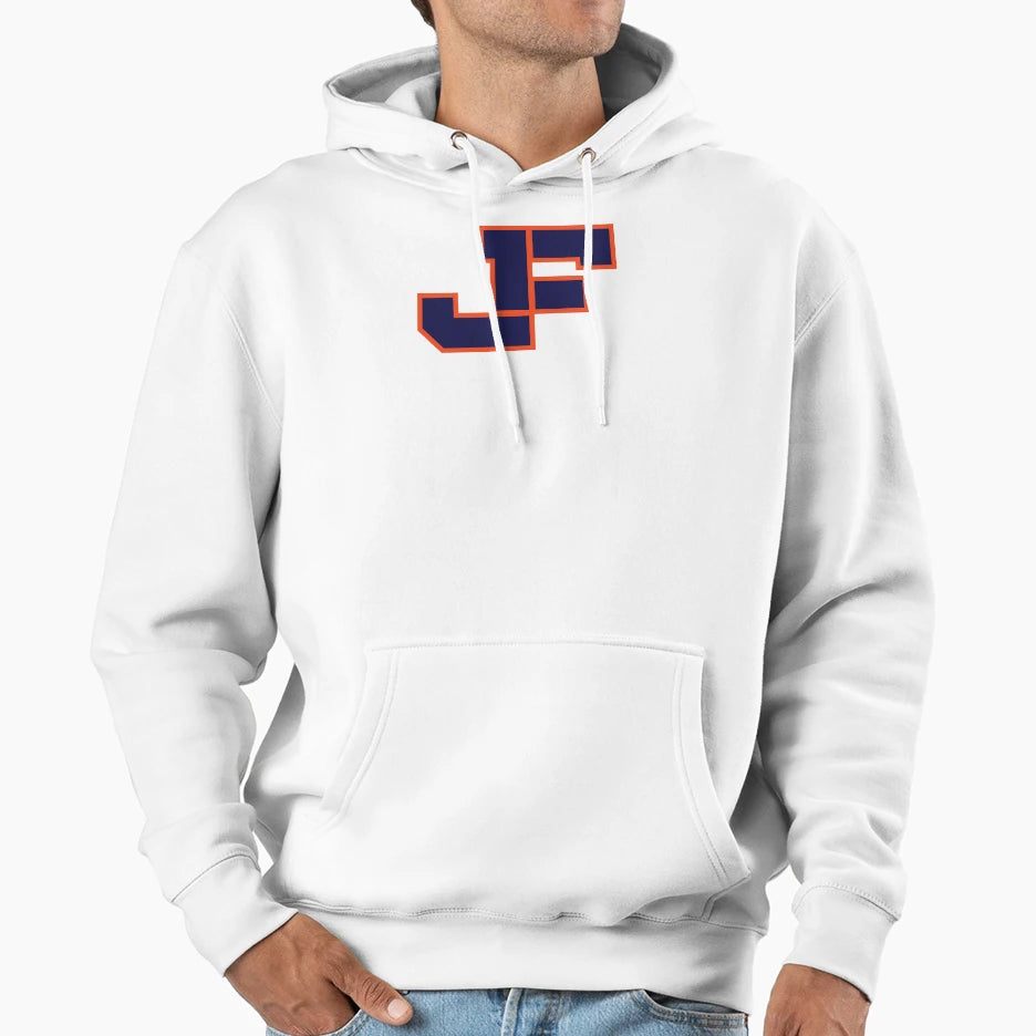 J1F Bears Navy Orange Hoodie - Unique Graphic Unisex - T-Shirt, Sweatshirt, Hoodie