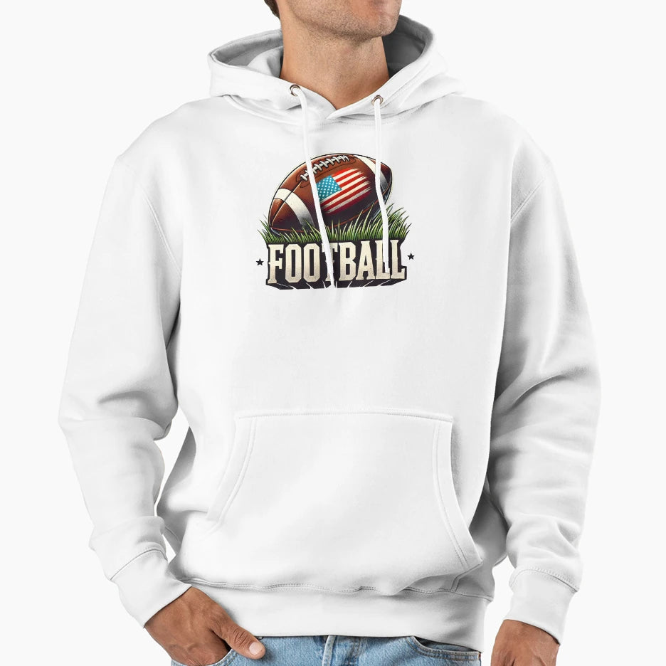 Football Sports Usa Football Rugby Nfl Hoodie - Minimalist Print Men Women - T-Shirt, Sweatshirt, Hoodie
