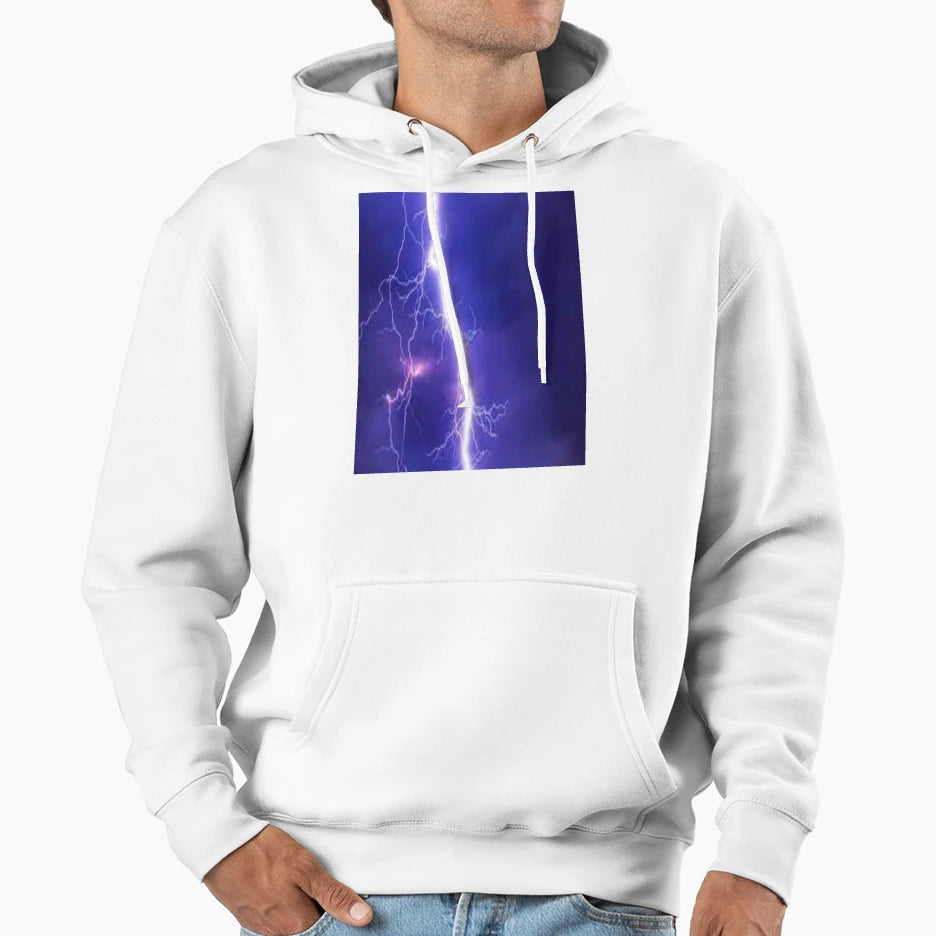 Lightning Strike Hoodie - Fun Novelty Design Unisex - T-Shirt, Sweatshirt, Hoodie