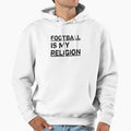 Total Devotion To Football Blk Hoodie - Fun Novelty Design Men Women - T-Shirt, Sweatshirt, Hoodie