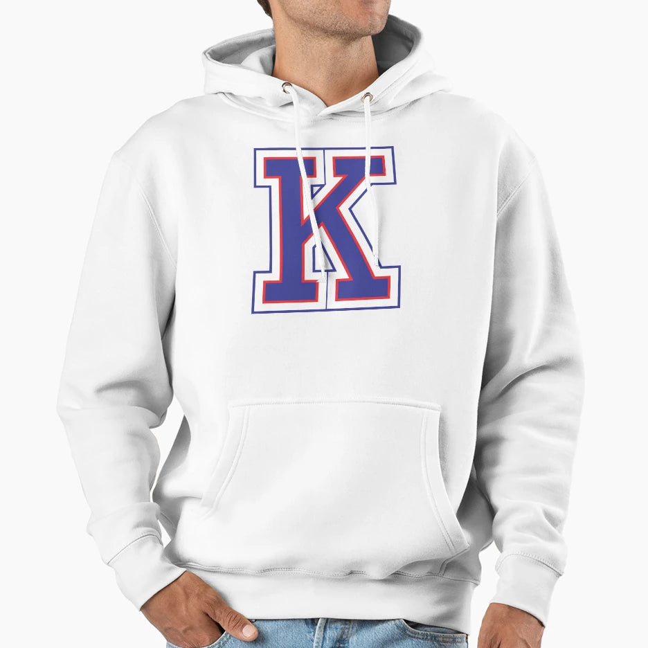 Alphabet K Hoodie - Graphic Print Unisex - T-Shirt, Sweatshirt, Hoodie