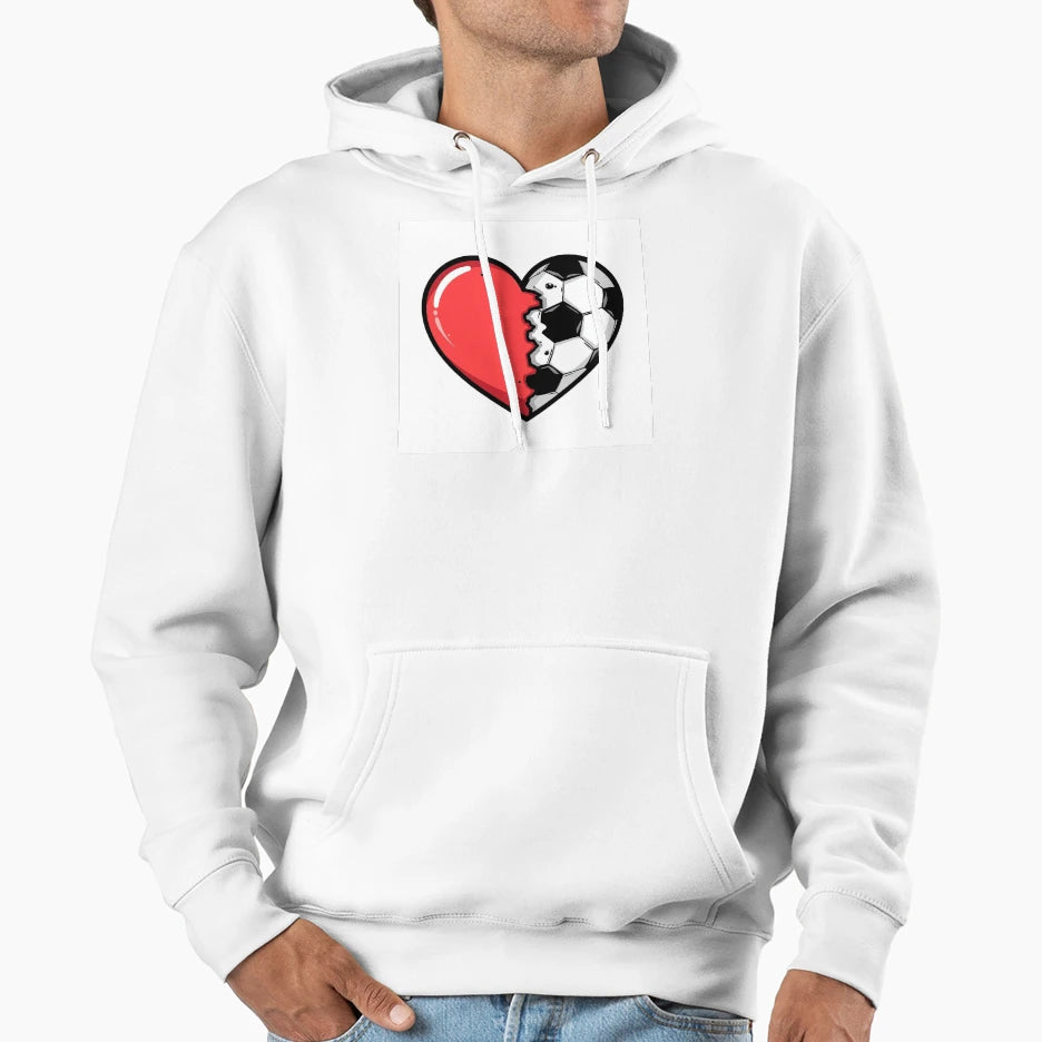 Soccer Love Hoodie - Novelty Apparel Unisex - T-Shirt, Sweatshirt, Hoodie