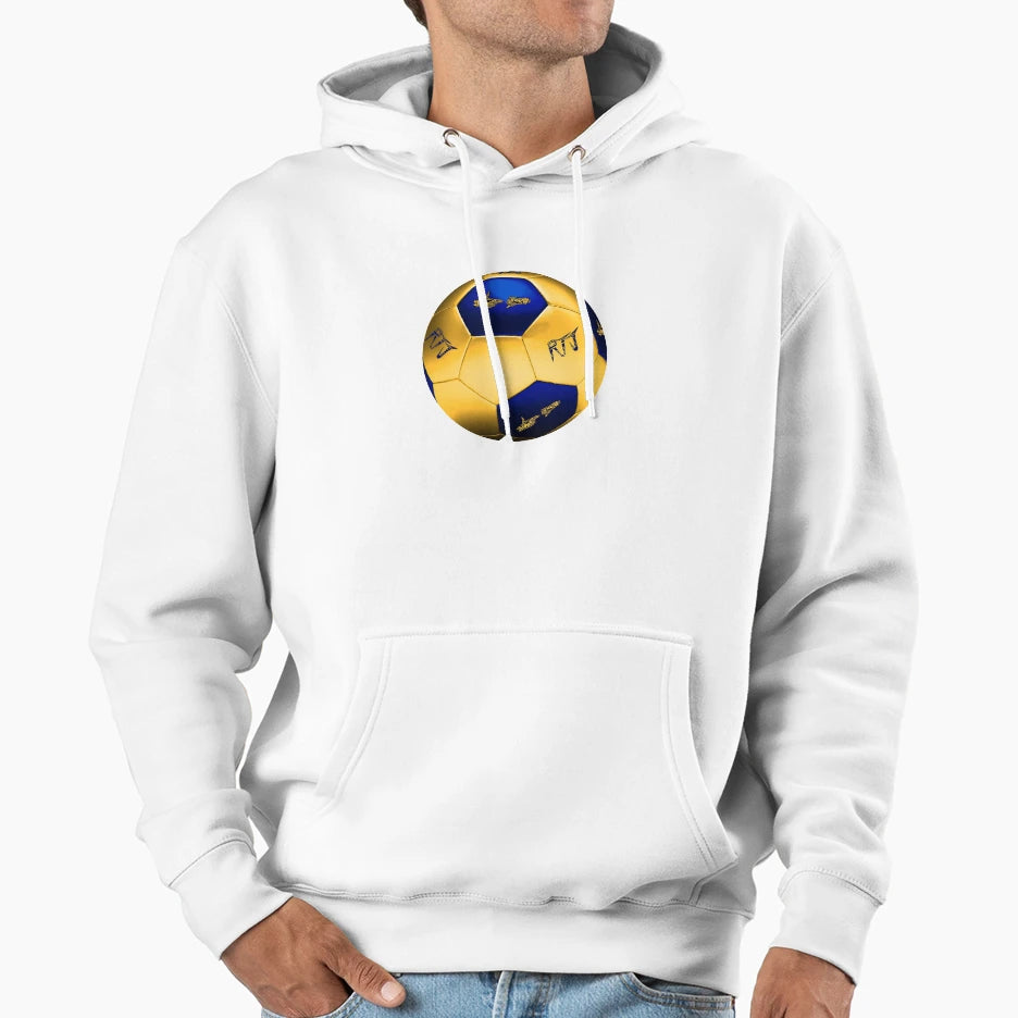 Football Outdoor Gold Ball Hoodie - Casual Everyday Wear Men Women - T-Shirt, Sweatshirt, Hoodie