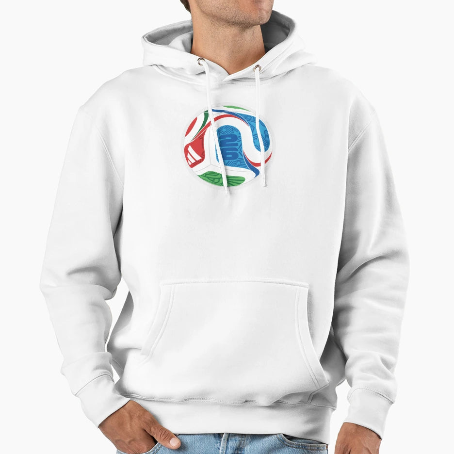 2026 World Soccer Match Ball Hoodie - Aesthetic Graphic Unisex - T-Shirt, Sweatshirt, Hoodie
