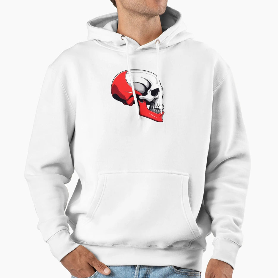 Skull Hoodie - Graphic Print Men Women - T-Shirt, Sweatshirt, Hoodie