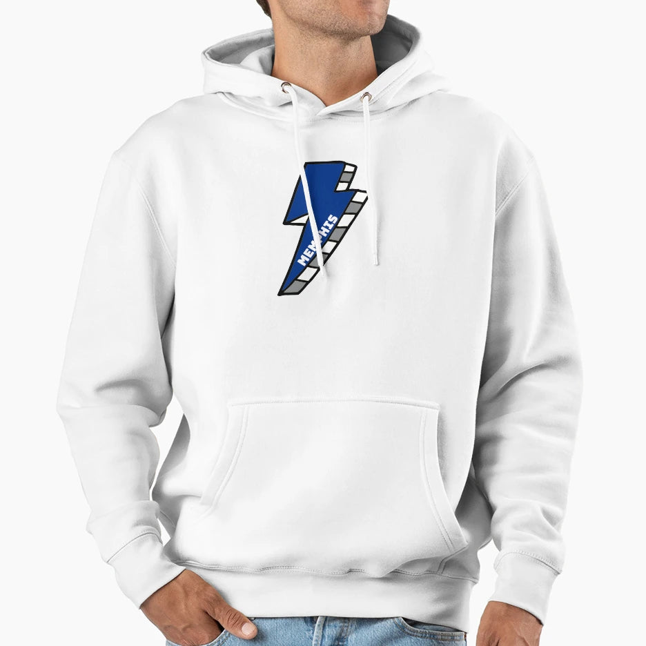 University Memphis Lightning Bolt Hoodie - Unique Graphic Unisex - T-Shirt, Sweatshirt, Hoodie