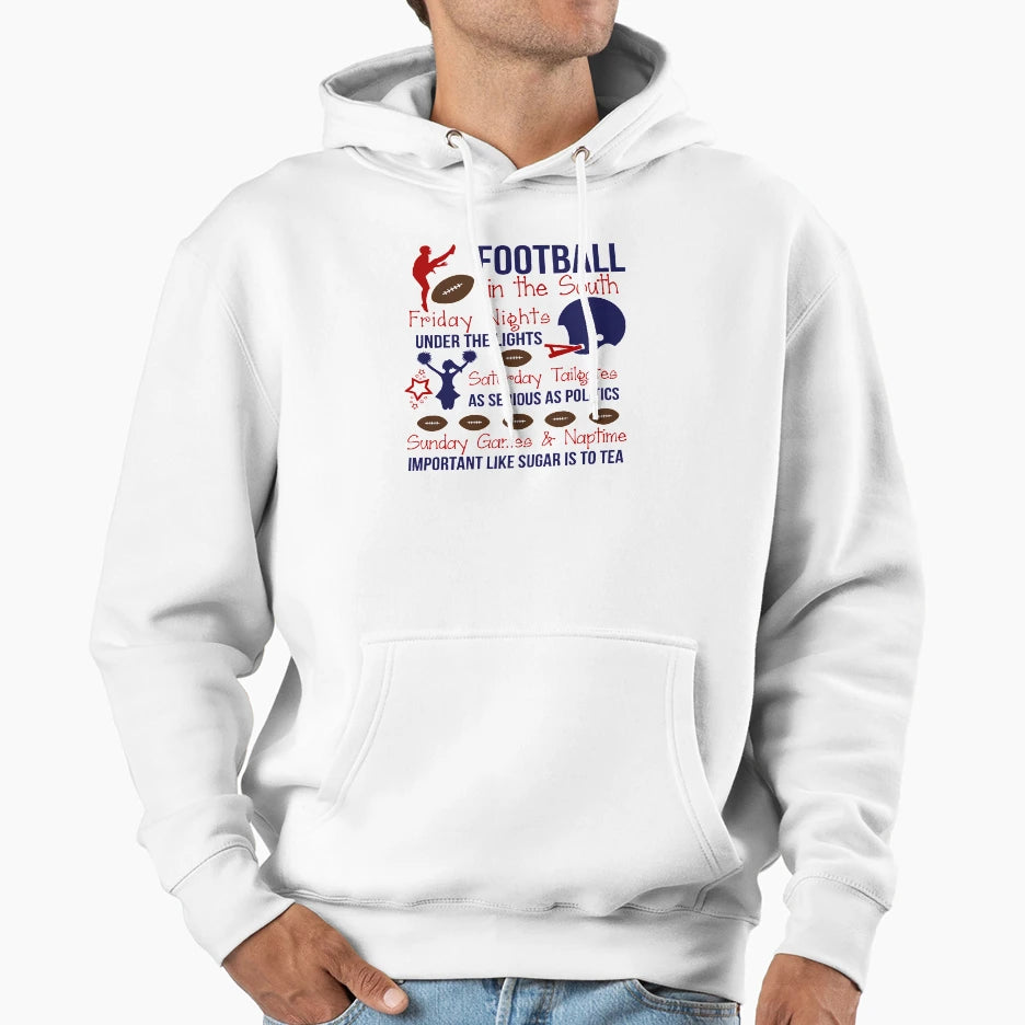 Football South Hoodie - Minimalist Print Unisex - T-Shirt, Sweatshirt, Hoodie