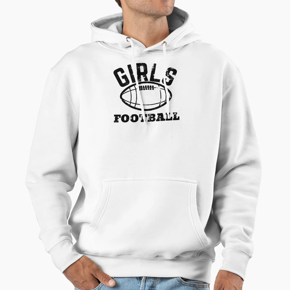 Football Soccer Womens Football Hoodie - Custom Art Print for Adults - T-Shirt, Sweatshirt, Hoodie