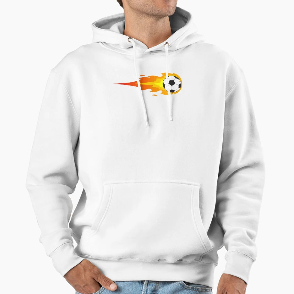 Football Fire Sun Ball Football Ball Hoodie - Novelty Apparel Unisex - T-Shirt, Sweatshirt, Hoodie