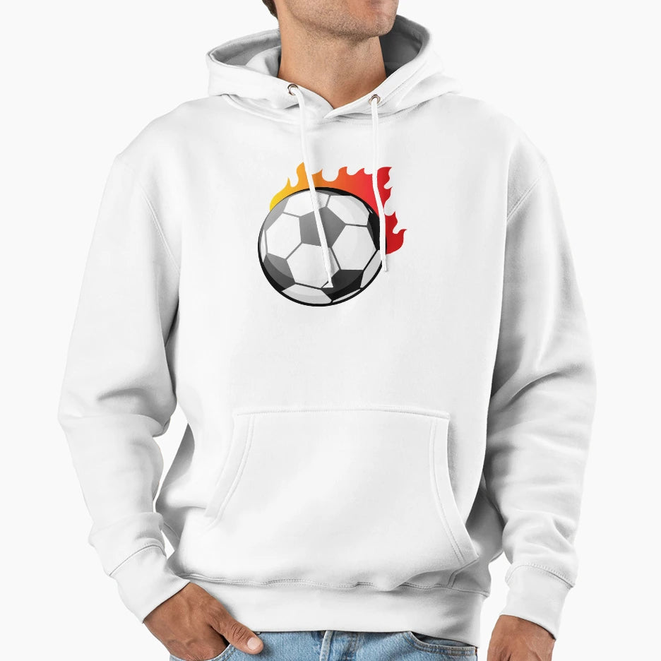 Football Fire Ball Football Ball Getters Hoodie - Trendy Graphic Unisex - T-Shirt, Sweatshirt, Hoodie